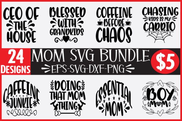 Exploring 24 Mom Svg Bundle for Embroidery