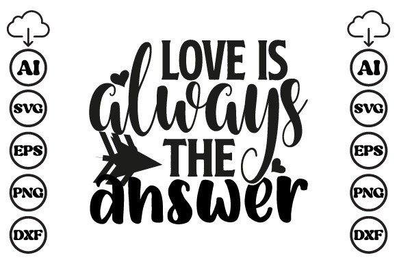 Love is Always the Answer Mom SVG: A Heartfelt Embroidery Design