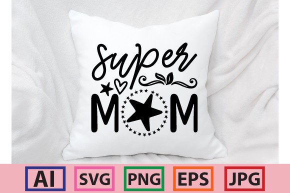 Super Mom SVG Designs: A Versatile Embroidery Asset